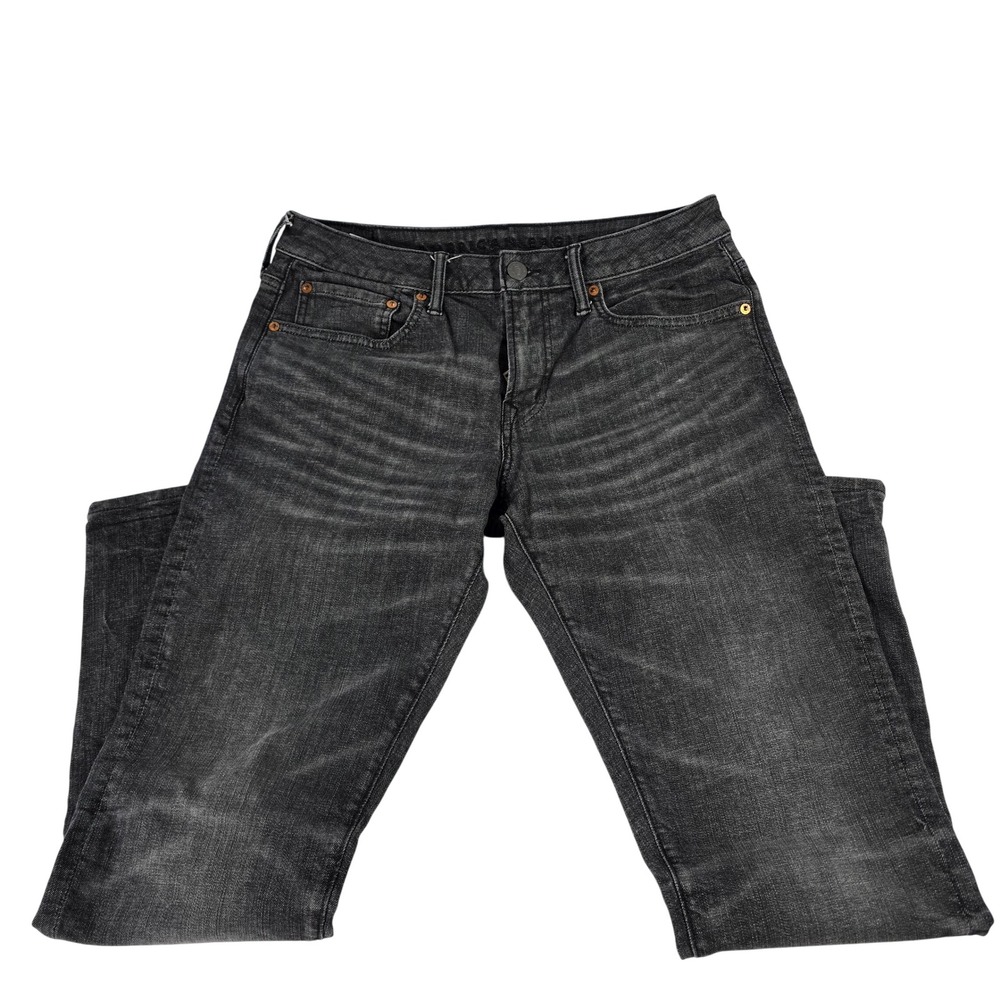 American Eagle Flex Athletic Fit Jeans Mens 31x32 Faded Black Denim